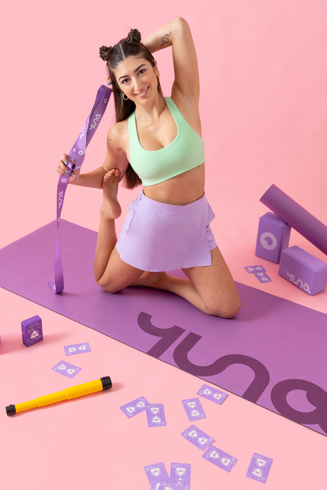 Luna Yoga Strap - Cinghia Yoga a singola asola